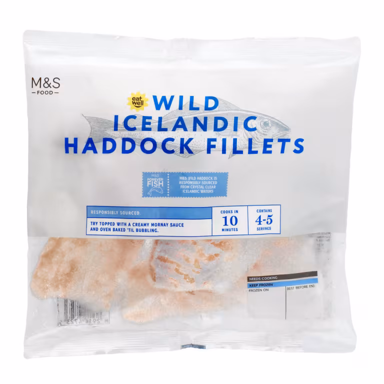 M&S Wild Icelandic Haddock Fillets