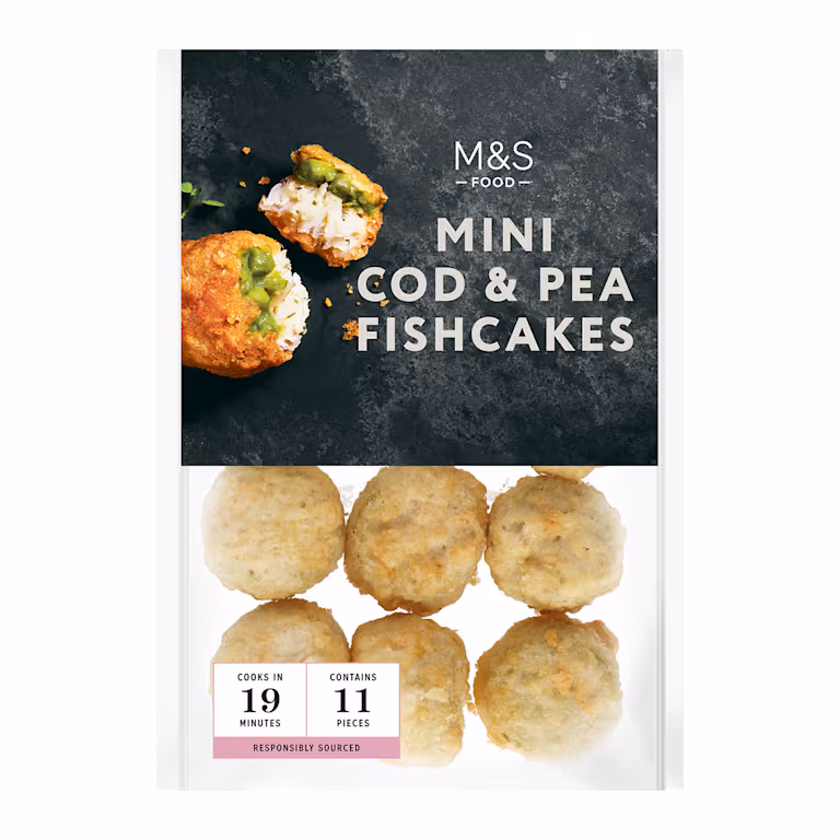 M&S Mini Cod and Pea Fishcakes