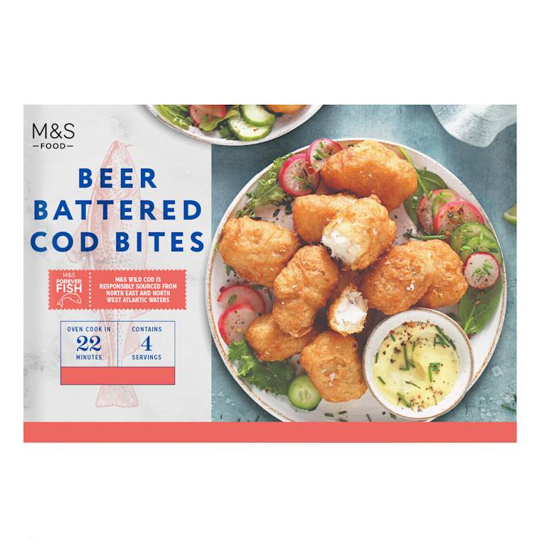 M&S Beer Battered Cod Bites
