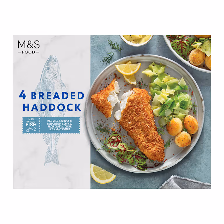 M&S Breaded Haddock