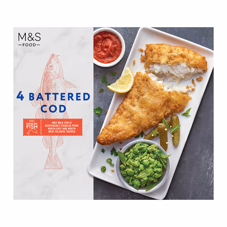 M&S Battered Cod