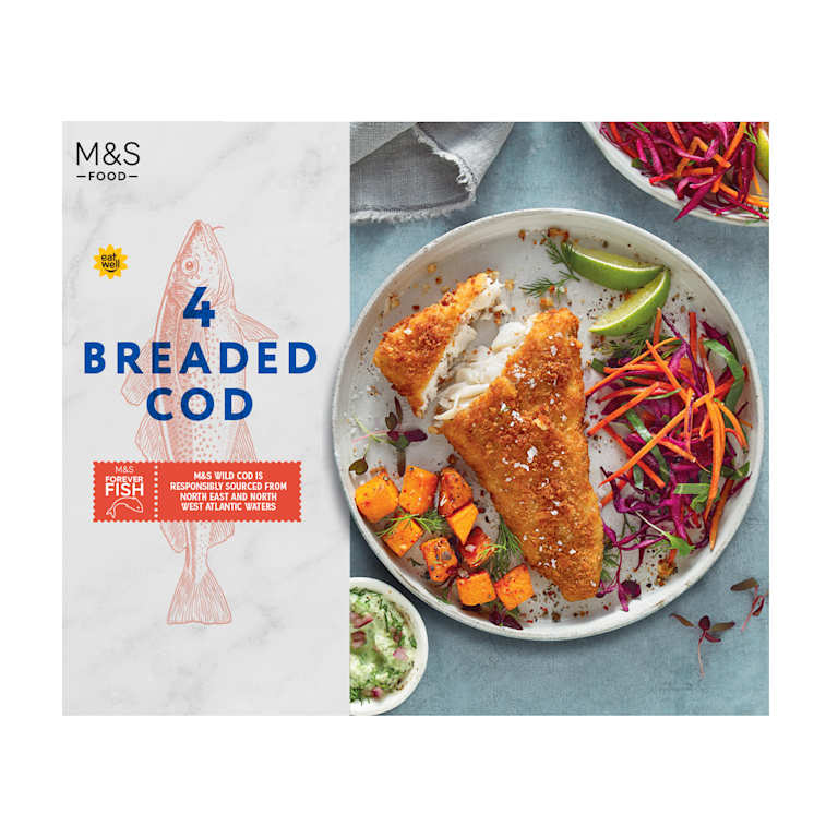 M&S Breaded Cod