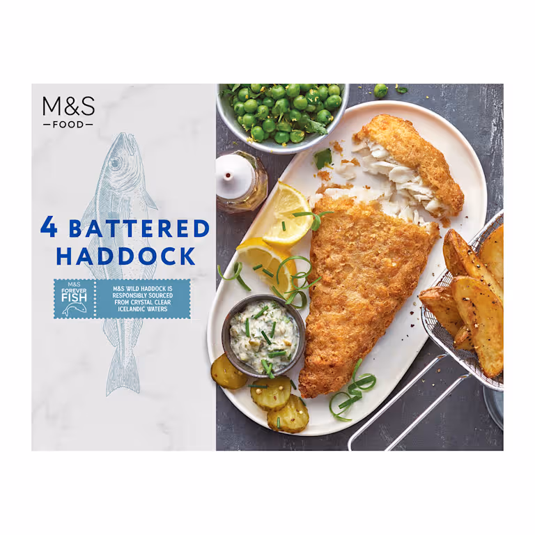 M&S Battered Haddock