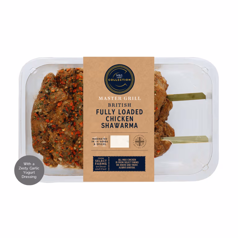 M&S British Fully Loaded Chicken Shawarma