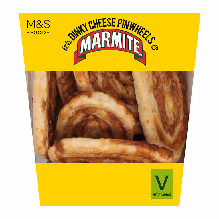 M&S Dinky Cheese Pinwheels and Marmite