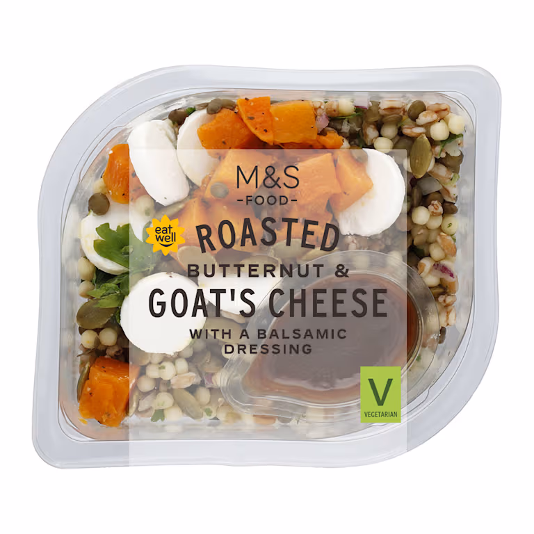 M&S Roasted Butternut and Goat's Cheese Salad