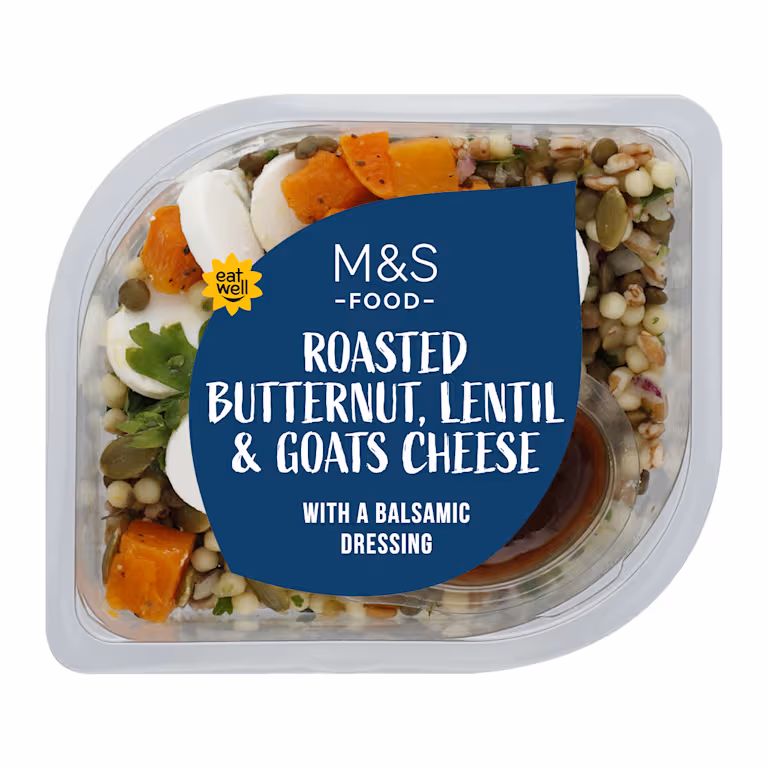 M&S Roasted Butternut and Goat's Cheese Salad