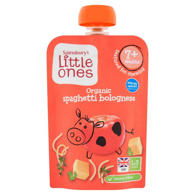 Sainsbury's Little Ones Organic Spaghetti Bolognese with Cheese 7+ Months 130g