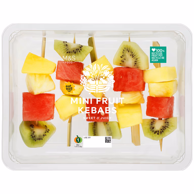 M&S Rainbow Fruit Kebabs