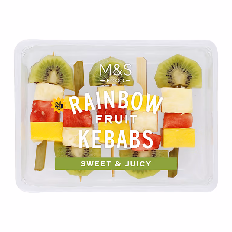 M&S Rainbow Fruit Kebabs