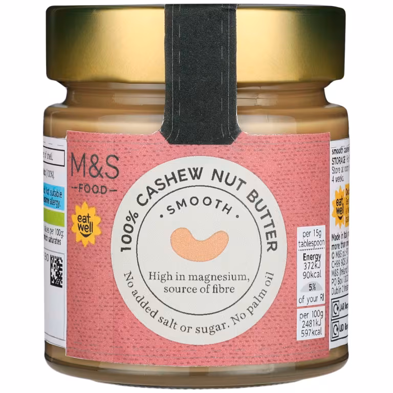 M&S 100% Smooth Cashew Nut Butter