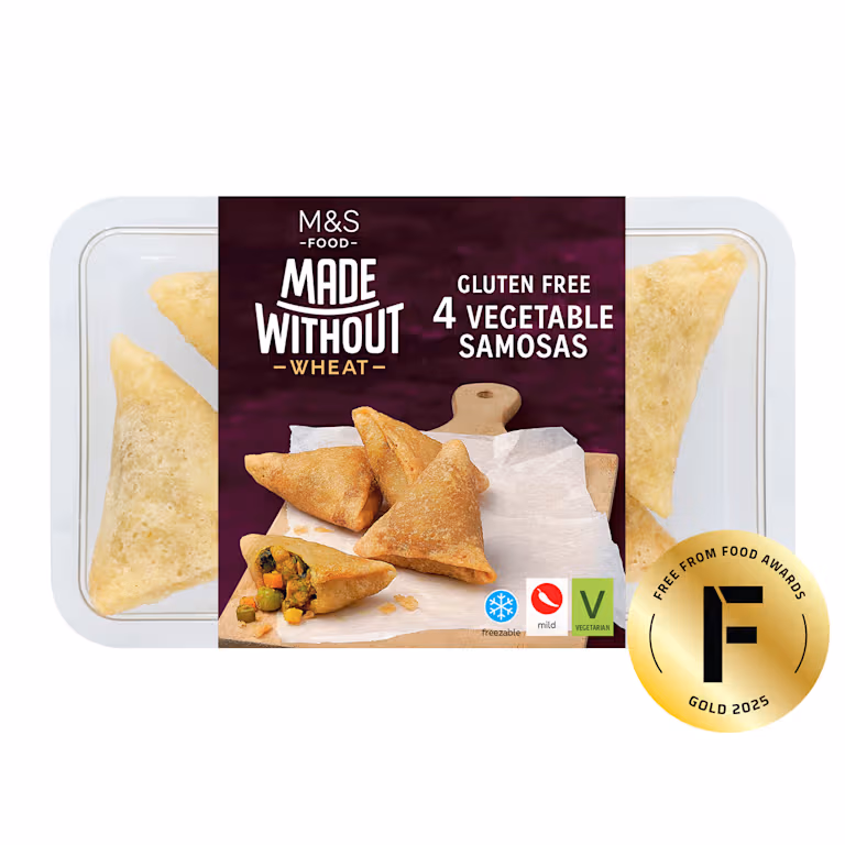 M&S 4 Vegetable Samosas