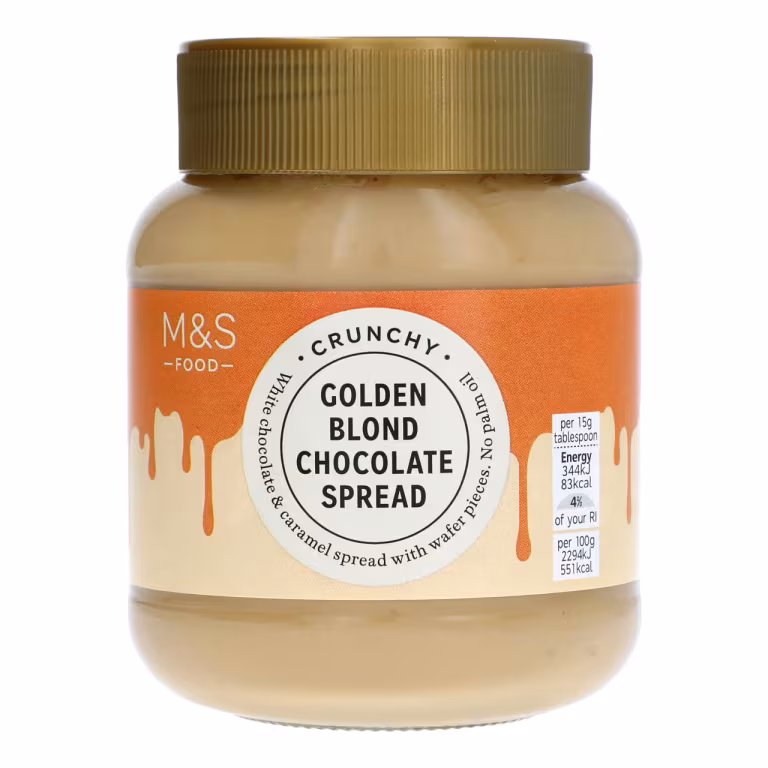 M&S Crunchy Golden Blond Chocolate Spread