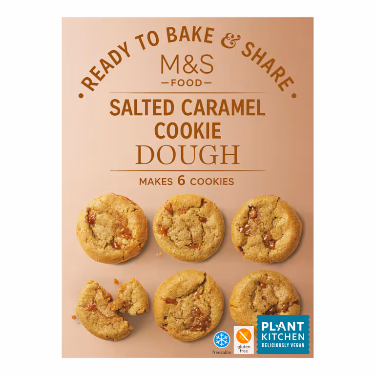 M&S Plant Kitchen Salted Caramel Cookie Dough