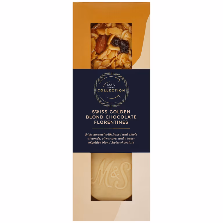M&S Collection Swiss Golden Blond Chocolate Florentines