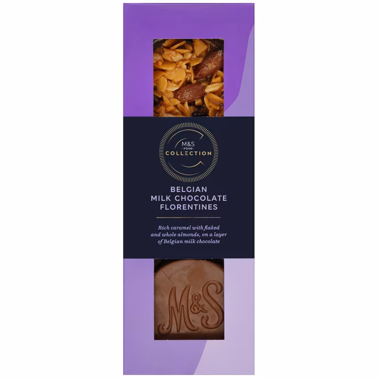 M&S Collection Milk Chocolate Florentines