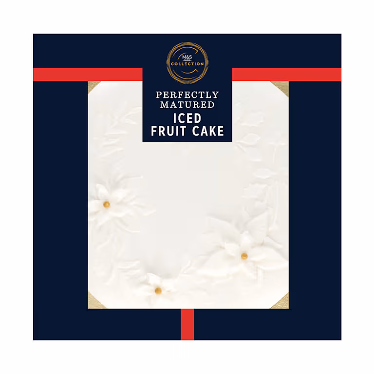 M&S Collection Iced Christmas Fruit Cake