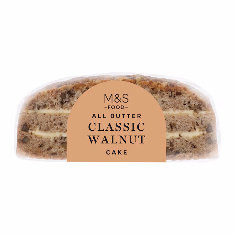 M&S Light & Nutty Walnut Cake