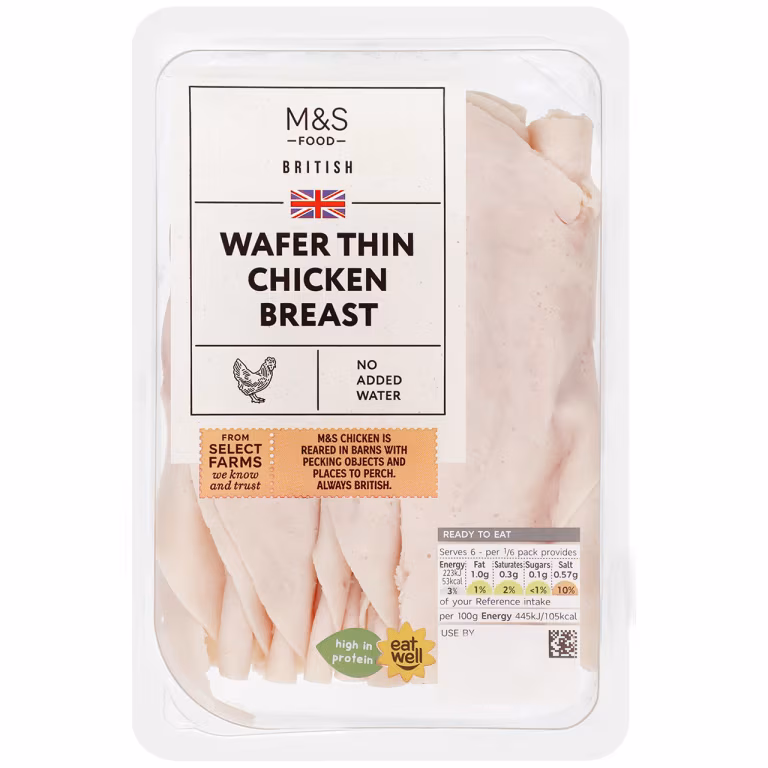 M&S British Wafer Thin Chicken Breast