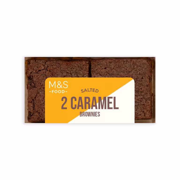 M&S Salted Caramel Brownies