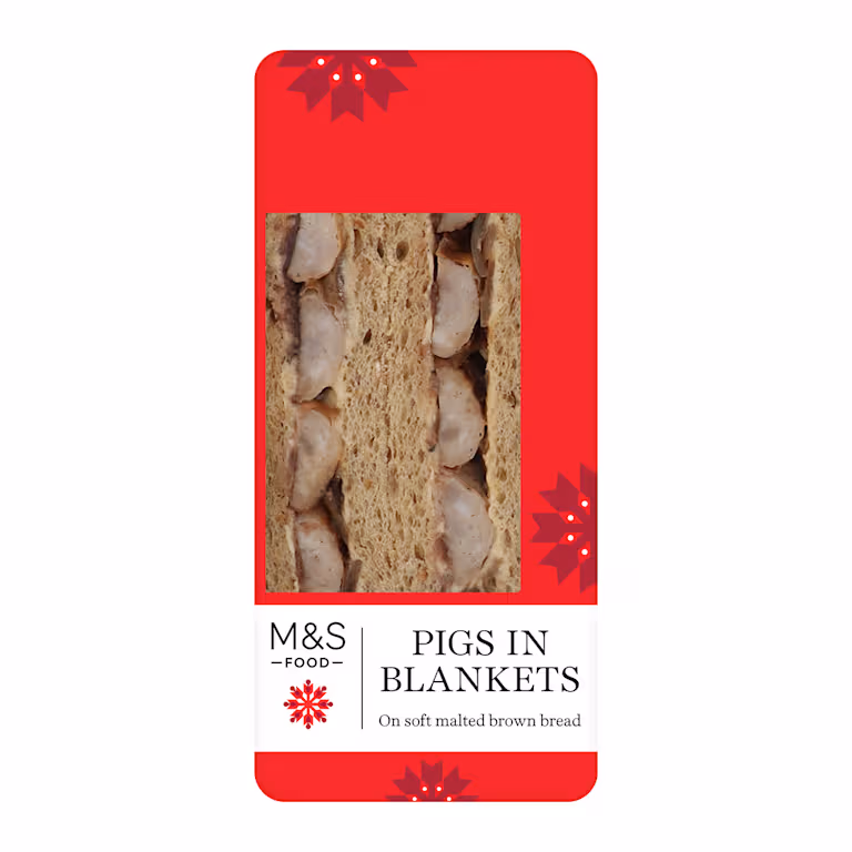 M&S Pigs in Blankets Sandwich