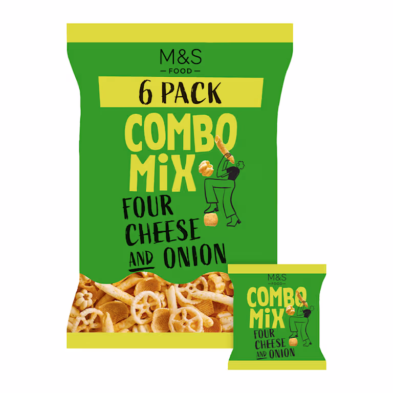 M&S Four Cheese and Onion Combo Mix