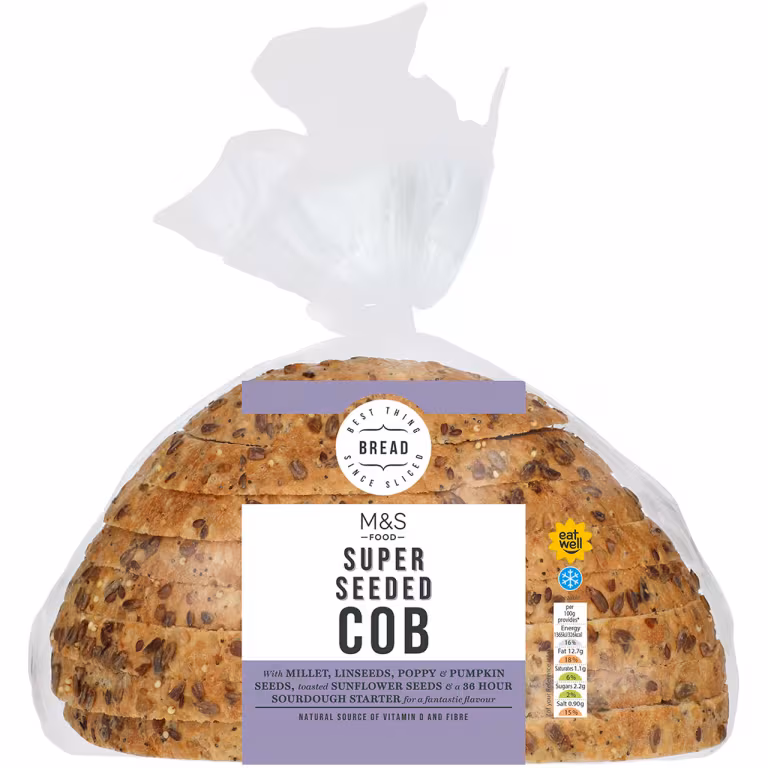 M&S Super Seeded Cob Bread