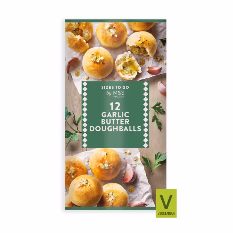 M&S 12 Garlic Butter Doughballs