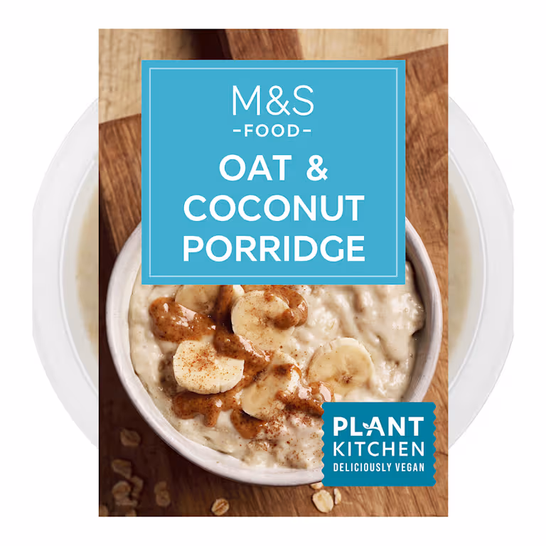M&S Oat And Coconut Vegan Porridge