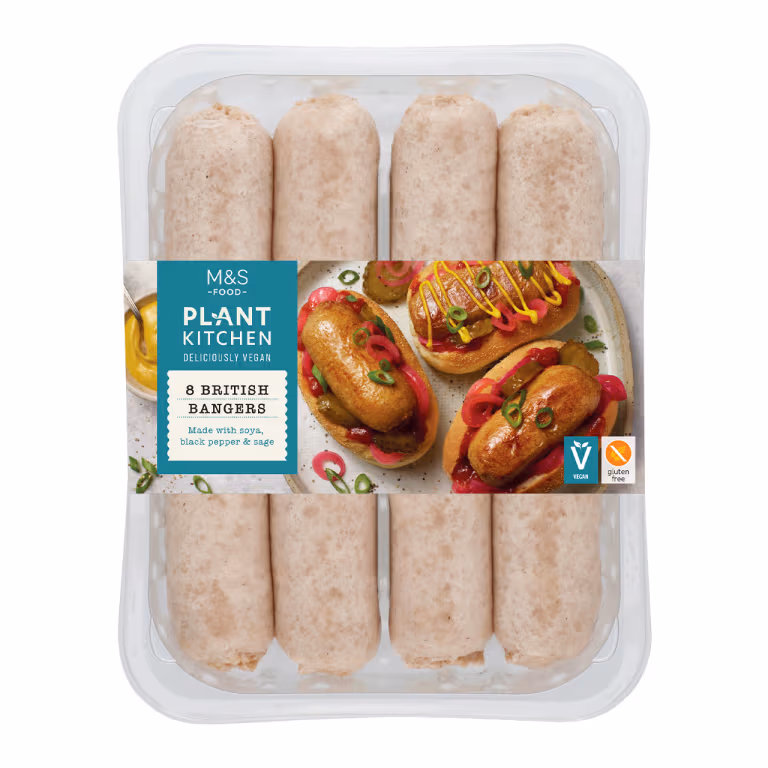 M&S Plant Kitchen 8 Vegan Bangers