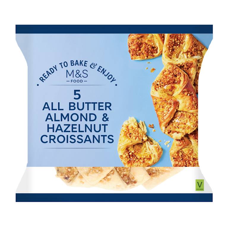 M&S Ready to Bake All Butter Almond and Hazelnut Croissants