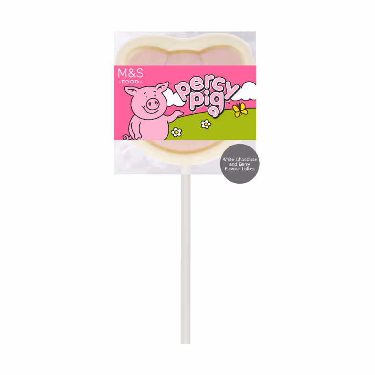 M&S Percy Pig and Colin the Caterpillar Chocolate Lollies