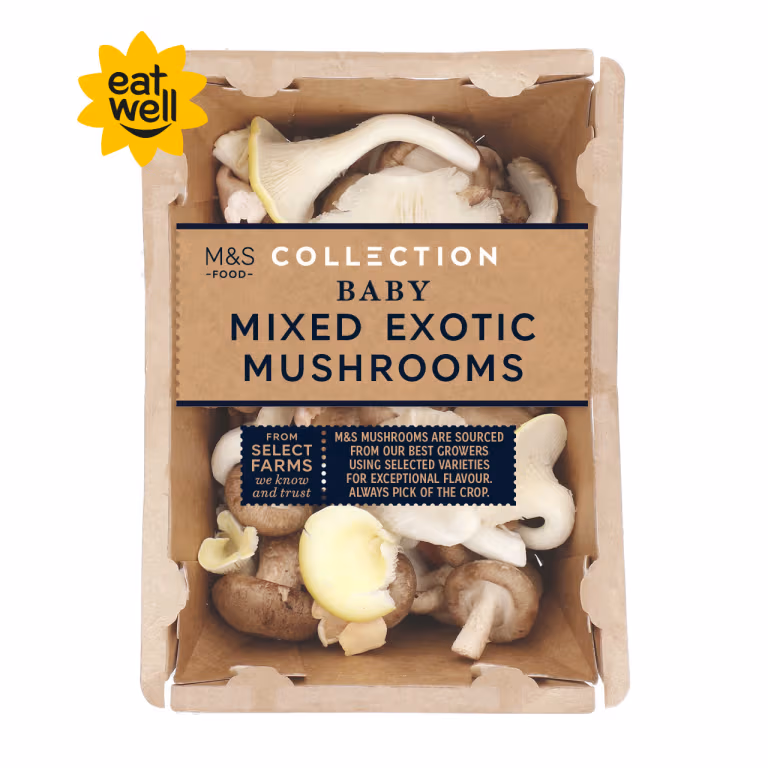 M&S Baby Mixed Exotic Mushrooms