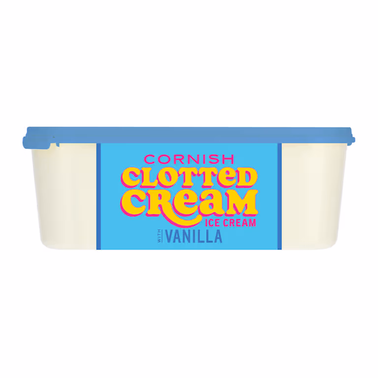 M&S Cornish Clotted Cream Ice Cream With Vanilla