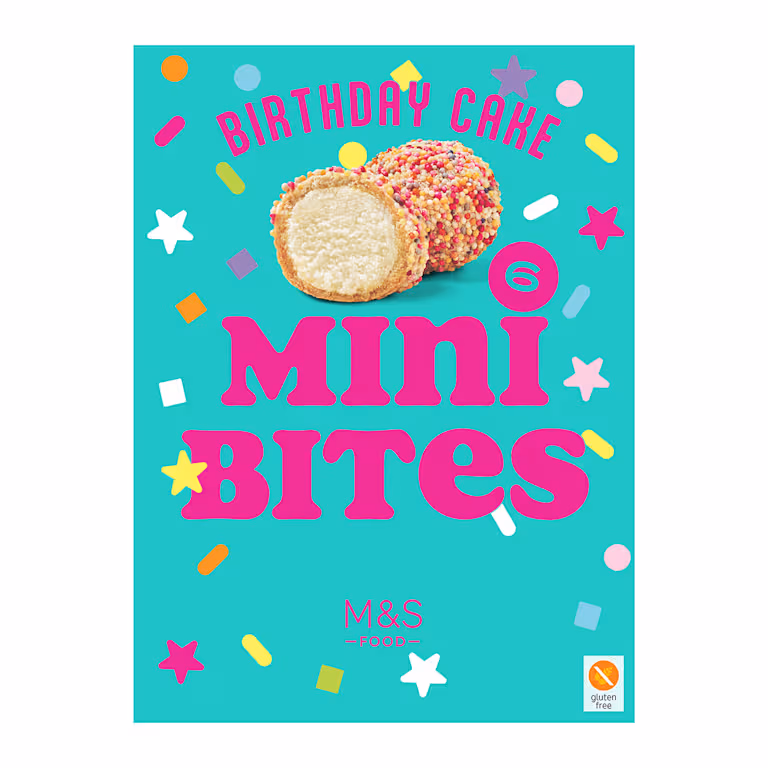 M&S Birthday Cake Mini Bites