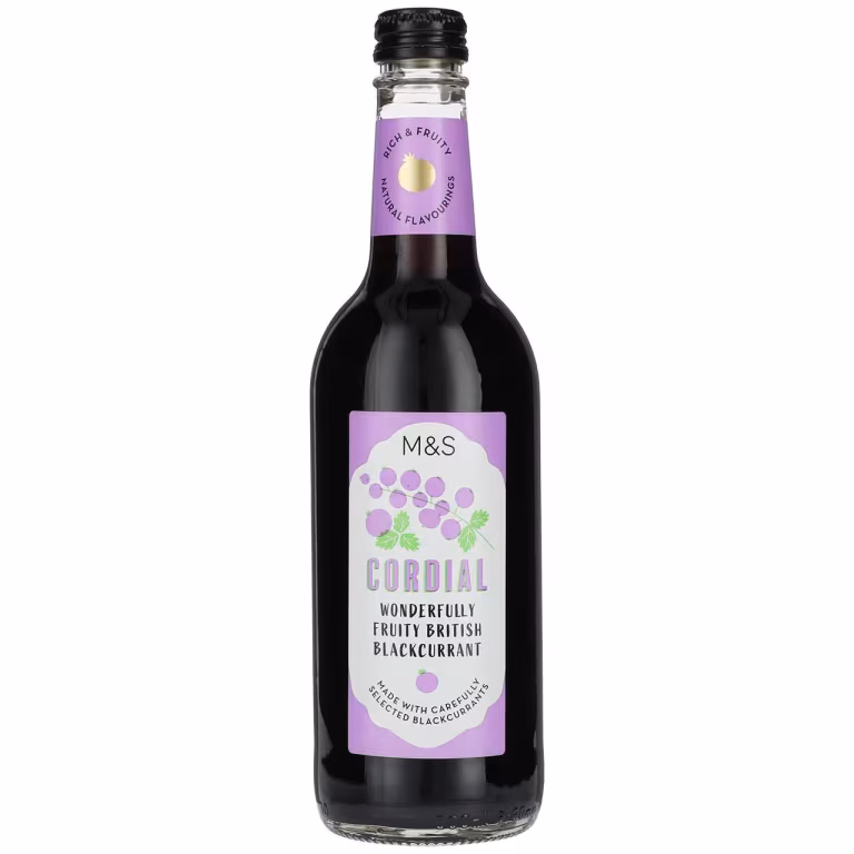 M&S Wonderfully Fruity British Blackcurrant Cordial