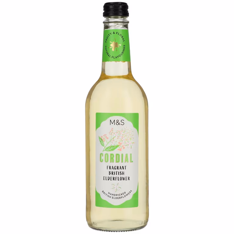 M&S Fragrant British Elderflower Cordial