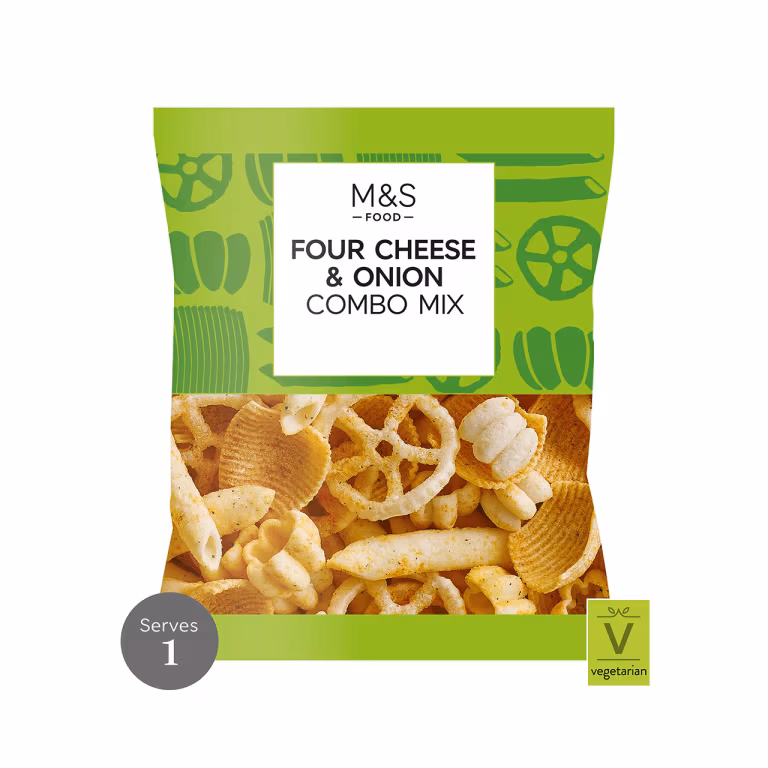 M&S Four Cheese and Onion Combo Mix