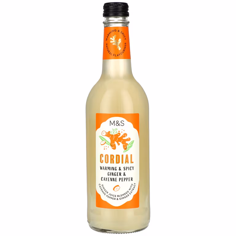 M&S Warming and Spicy Ginger and Cayenne Pepper Cordial