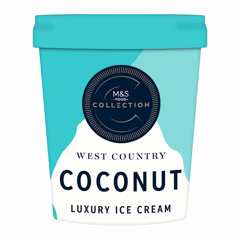M&S West Country Coconut Luxury Ice Cream
