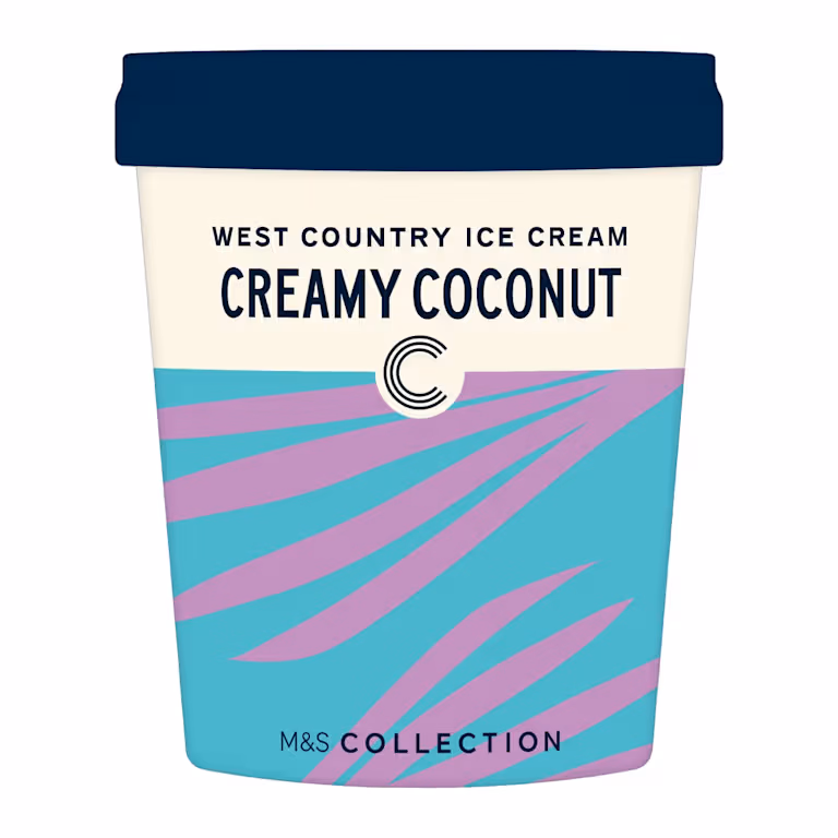 M&S Collection West Country Creamy Coconut Ice Cream