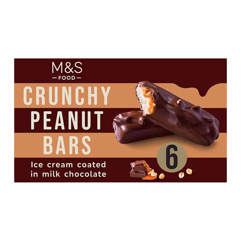 M&S Crunchy Peanut Ice Cream Bars