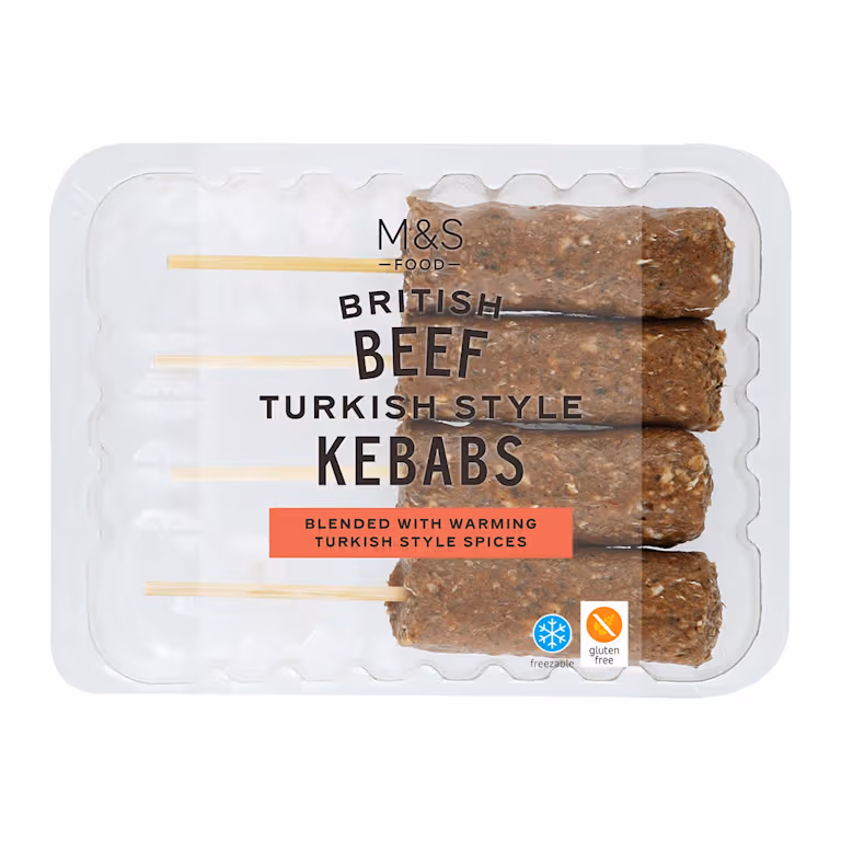 M&S Turkish Style Beef Kebabs