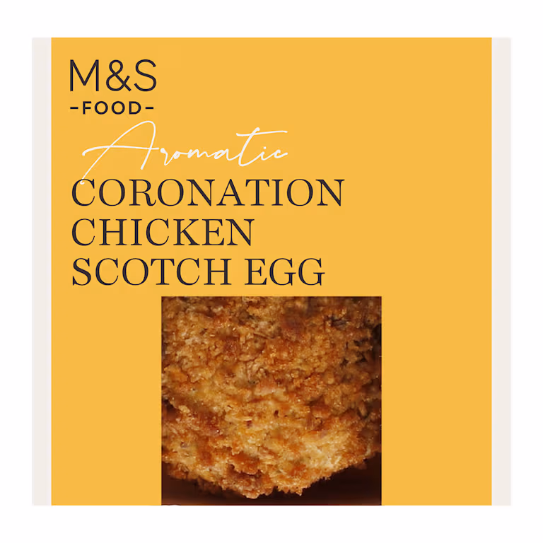 M&S Coronation Chicken Scotch Egg