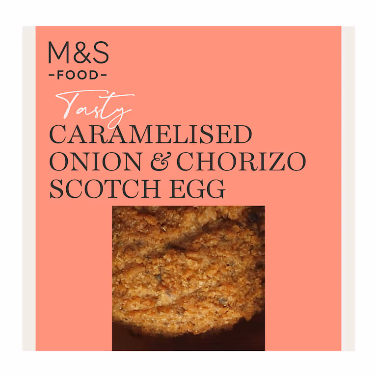 M&S Caramelised Onion and Chorizo Scotch Egg