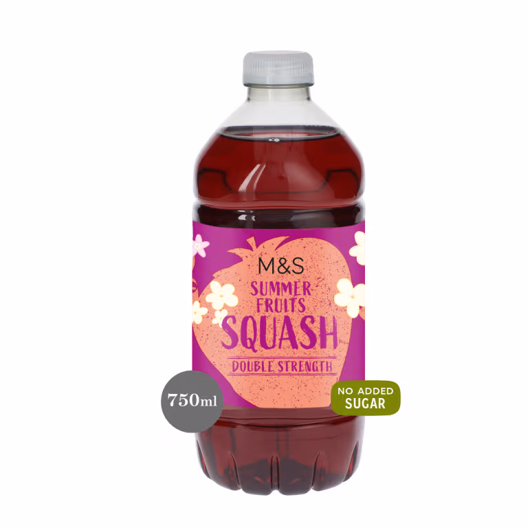 M&S Double Strength Summer Fruits Squash