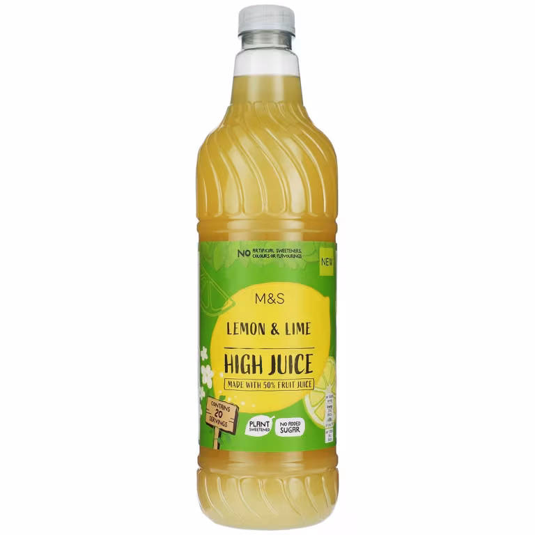 M&S Lemon and Lime High Juice
