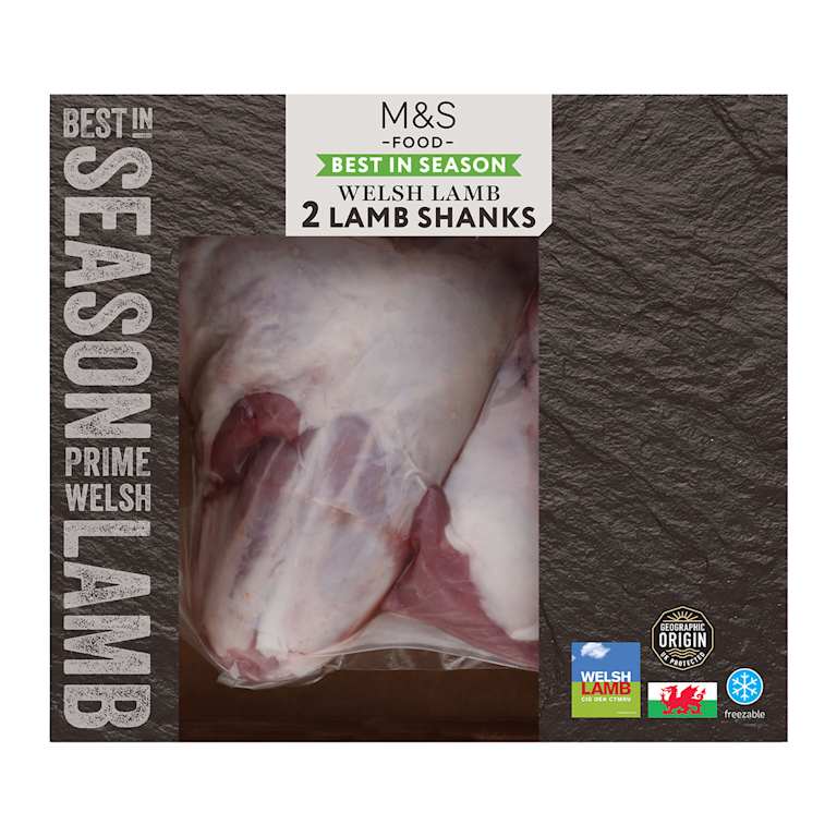 M&S Two Welsh Lamb Shanks