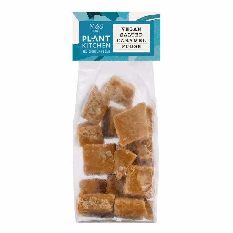 M&S Vegan Salted Caramel Fudge