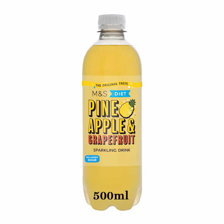 M&S Diet Pineapple & Grapefruit Sparkling Drink